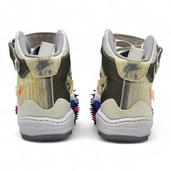 Nike x Off-White Air Force 1 Mid SP Graffiti DO6290-100 EU 44.5 US 10.5 preowned - Picture 4 of 10